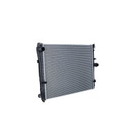 Radiator engine cooling 615 - 488 mm alu NRF for e.g. BMW 3