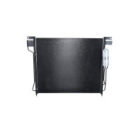 Air conditioning condenser with sealing ring NRF for NISSAN NAVARA and others