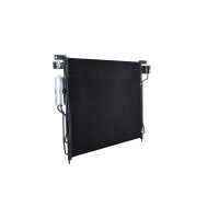 Air conditioning condenser with sealing ring NRF for NISSAN NAVARA and others