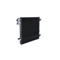 Air conditioning condenser with sealing ring NRF fits JEEP WRANGLER