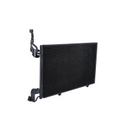 Air conditioning condenser with sealing ring NRF fits FORD FIESTA