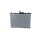 Radiator engine cooling 673 - 444 mm alu NRF for RENAULT KOLEOS