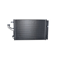 Air conditioning condenser with sealing ring NRF fits KIA SOUL