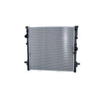 Radiator engine cooling 619 - 625 mm alu NRF for e.g. BMW X5