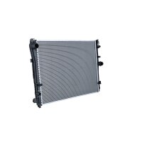 Kühler Motorkühlung Kühlrippen gelötet 615 - 488 mm Alu NRF für u.a. BMW 3er