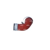 Charge air hose intercooler outlet with clamps NRF for AUDI A3