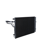 Air conditioning condenser with sealing ring NRF fits KIA SOUL