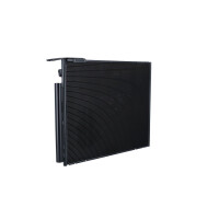 Air conditioning condenser with sealing ring NRF fits TOYOTA LAND