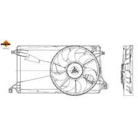 Engine cooling fan anti-overheating NRF suitable for FORD C-MAX and others