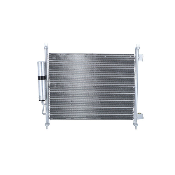 Air conditioning condenser with sealing ring NRF fits NISSAN MICRA