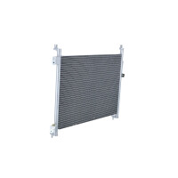Air conditioning condenser with sealing ring NRF fits NISSAN MICRA