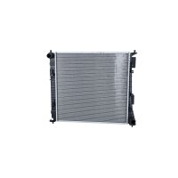 Radiator engine cooling 510 - 497 mm alu NRF for e.g. KIA...