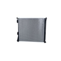 Radiator engine cooling 510 - 497 mm alu NRF for e.g. KIA SORENTO