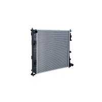 Radiator engine cooling 510 - 497 mm alu NRF for e.g. KIA SORENTO
