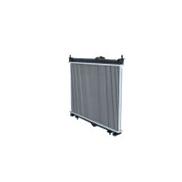 Radiator engine cooling 528 - 382 mm alu NRF for e.g. PEUGEOT 208