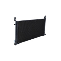 Air conditioning condenser with sealing ring NRF fits TOYOTA RAV