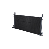 Air conditioning condenser with sealing ring NRF fits TOYOTA RAV