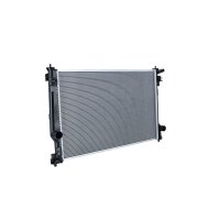 Kühler Motorkühlung Kühlrippen gelötet 702 - 437 mm Alu NRF für u.a. TOYOTA RAV
