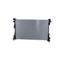 Radiator engine cooling 606 - 394 mm alu NRF for e.g....