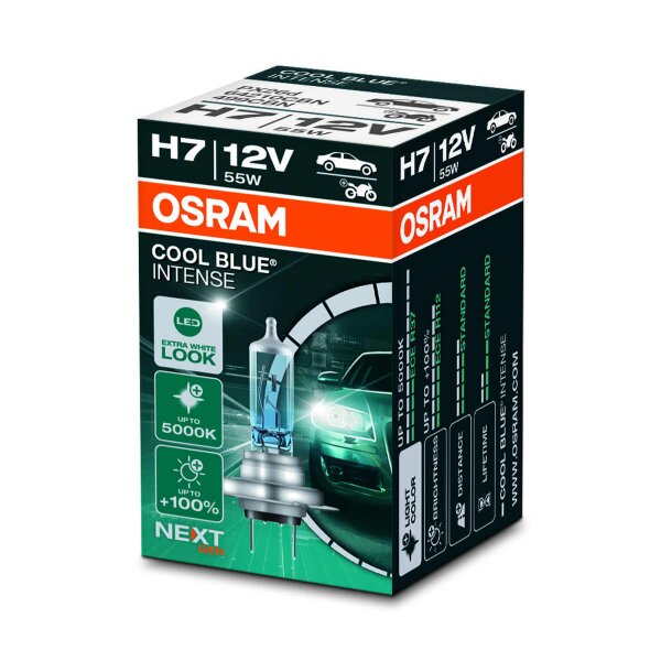 OSRAM COOL BLUE INTENSE H7 5,000K halogen headlight bulb