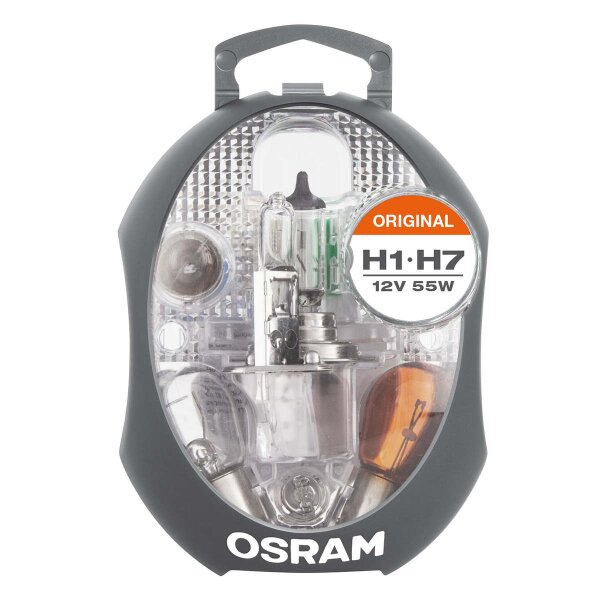 OSRAM Spare Lamp Boxes Bausatz Autolampen CLK H1/H7 CLK H1/H7
