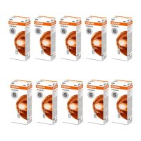 10 Glühlampen 12V mit Glasquetschsockel 12lm OSRAM...