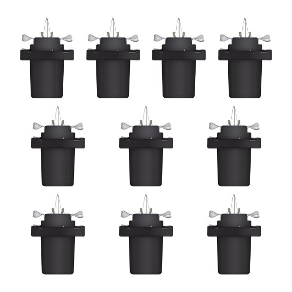 10 Glühlampen 12V mit Glasquetschsockel 6,4lm OSRAM ORIGINAL LINE für PKW