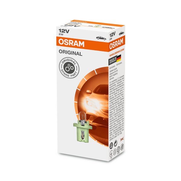 10 bulbs 12V 10.2lm OSRAM ORIGINAL PLASTIC suitable for various cars