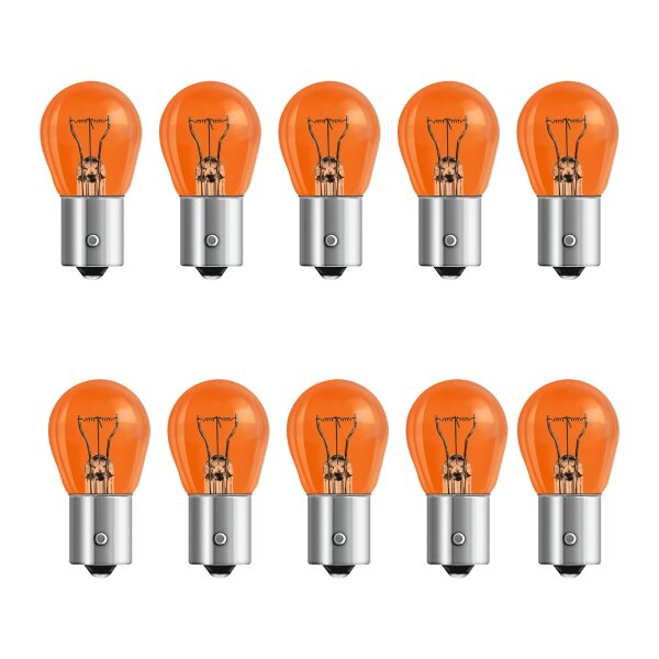 10 Bulbs PY21W 24V OSRAM TRUCKSTAR PRO suitable for various vehicles
