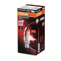 10 bulbs P21 5W 24V OSRAM TRUCKSTAR PRO suitable for...