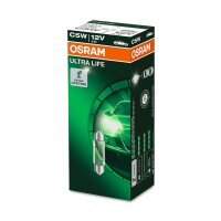 10 Kennzeichenleuchten C5W 12V 5W SV8.5-8 OSRAM ULTRA...