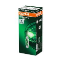 10 Licence Plate Lights C5W 12V 5W SV8.5-8 OSRAM ULTRA...