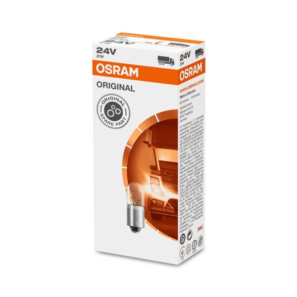 10 bulbs 24V OSRAM ORIGINAL METAL suitable for different cars