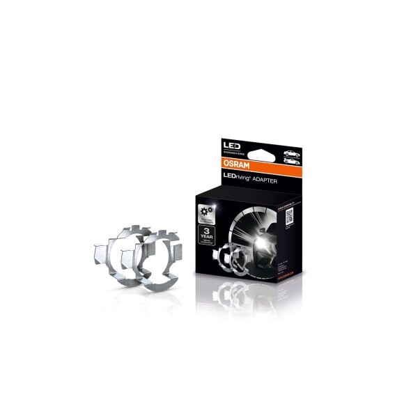 2 brackets Lamp holder main headlamp Ø 22.4 mm OSRAM NIGHT BREAKER H7