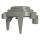 2 OSRAM LEDriving ADAPTER lamp holder for NIGHT BREAKER H7-LED