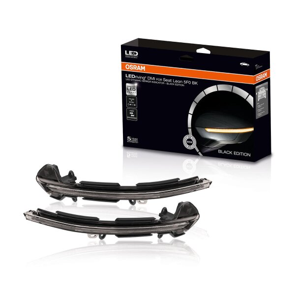 Blinkleuchtensatz Spiegel re/li LED dynamisch OSRAM LEDriving für Seat Leon 5F