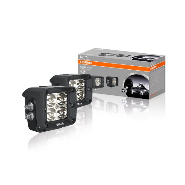 2 OSRAM LEDriving CUBE OFF ROAD LED auxiliary headlights Spot 1300lm