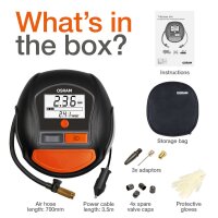 Air compressor Tyre pump with digital display 12V OSRAM TYREinflate 1000