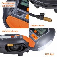 Air compressor Tyre pump with digital display 12V OSRAM TYREinflate 1000