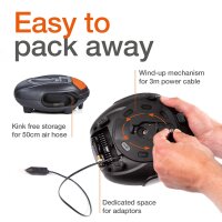 Air compressor Tyre pump up to 6.9bar analogue display 12V OSRAM TYREinflate 200