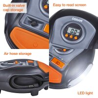 Air compressor Tyre pump up to digital display 12V OSRAM TYREinflate 450