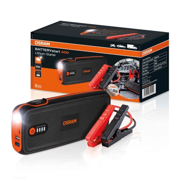 OSRAM BATTERYstart 400, KFZ Starthilfe Jump Starter Autobatterie 16800mAH