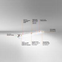 Auxiliary headlamp LED 108W screwed R10 6,000K OSRAM...