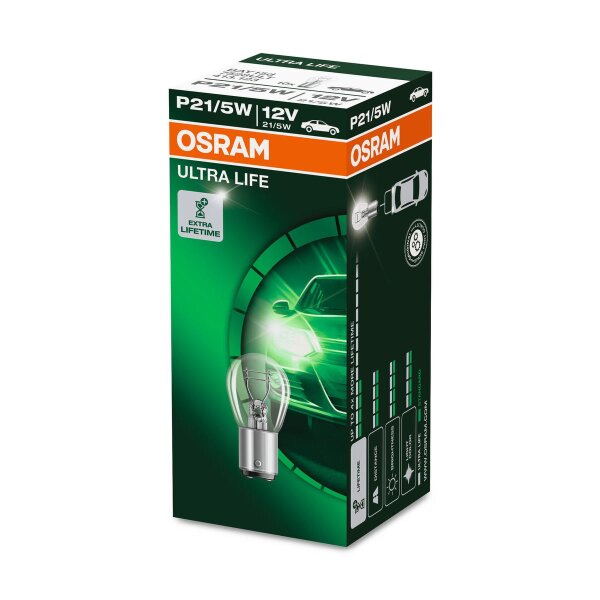 10 bulbs 21 5W 12V 35lm OSRAM ULTRA LIFE suitable for various cars