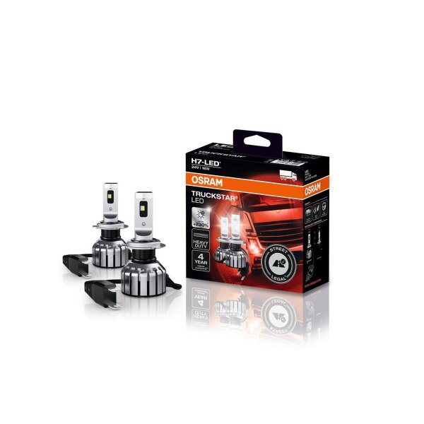 2 OSRAM TRUCKSTAR LED H7 Fern-/Abblendlicht LKW 24V