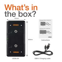 Charging pad for 2 hand lamps wireless LED 220V OSRAM LEDinspect