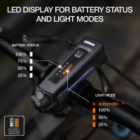 OSRAM LED Bicycle Lights SET Cold White 110lm 3.7V