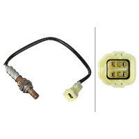 Lambdasonde Sprungsonde 4-polig 250 mm Kabel HELLA für u.a. SUZUKI GRAND