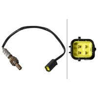 Lambdasonde Sprungsonde 4-polig 310 mm Kabel HELLA für u.a. CHEVROLET Aveo/Kalos