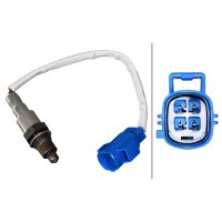 Heated lambda sensor 4-pin 195 mm cable HELLA for LAND ROVER Discovery V